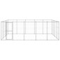 vidaXL Perrera de exterior de acero galvanizado 24,2 m² vidaXL Perrera de exterior de acero galvanizado 24,2 m²