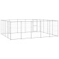 vidaXL Perrera de exterior de acero galvanizado 24,2 m² vidaXL Perrera de exterior de acero galvanizado 24,2 m²