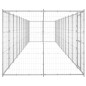 vidaXL Perrera de exterior de acero galvanizado 26,62 m² vidaXL Perrera de exterior de acero galvanizado 26,62 m²