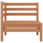 vidaXL Juego muebles de jardín 5 pzas madera maciza pino marrón miel vidaXL Juego muebles de jardín 5 pzas madera maciza pino marrón miel