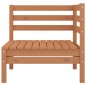 vidaXL Juego muebles de jardín 5 pzas madera maciza pino marrón miel vidaXL Juego muebles de jardín 5 pzas madera maciza pino marrón miel