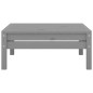 vidaXL Juego de muebles de jardín 5 piezas madera maciza de pino gris vidaXL Juego de muebles de jardín 5 piezas madera maciza de pino gris