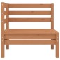 vidaXL Juego muebles de jardín 4 pzas madera maciza pino marrón miel