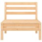 vidaXL Juego de muebles de jardín 7 piezas madera maciza de pino vidaXL Juego de muebles de jardín 7 piezas madera maciza de pino
