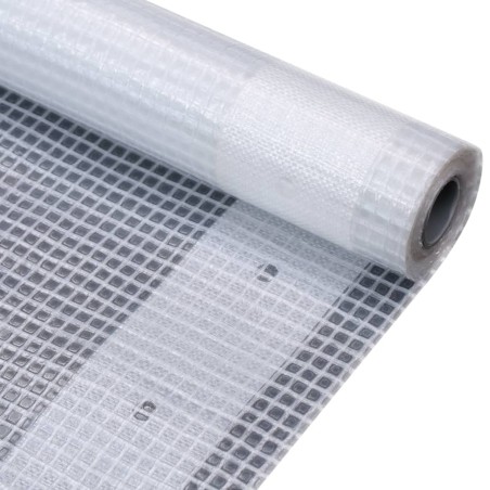 vidaXL Lonas de leno 2 unidades 260 g/m² 4x2 m blanca