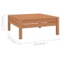 vidaXL Juego muebles de jardín 5 pzas madera maciza pino marrón miel vidaXL Juego muebles de jardín 5 pzas madera maciza pino marrón miel