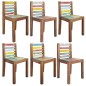 vidaXL Sillas de comedor 6 unidades madera maciza reciclada vidaXL Sillas de comedor 6 unidades madera maciza reciclada