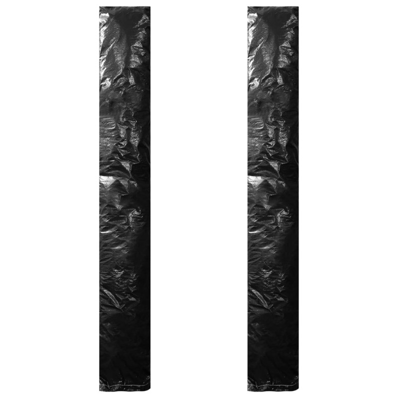 vidaXL Fundas de sombrilla con cremallera 2 unidades PE 200 cm vidaXL Fundas de sombrilla con cremallera 2 unidades PE 200 cm