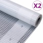 vidaXL Lonas de leno 2 unidades 260 g/m² 4x6 m blanca vidaXL Lonas de leno 2 unidades 260 g/m² 4x6 m blanca