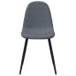 vidaXL Sillas de comedor 6 unidades terciopelo gris oscuro vidaXL Sillas de comedor 6 unidades terciopelo gris oscuro