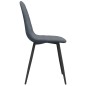 vidaXL Sillas de comedor 6 unidades terciopelo gris oscuro vidaXL Sillas de comedor 6 unidades terciopelo gris oscuro