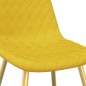 vidaXL Sillas de comedor 6 uds terciopelo amarillo mostaza vidaXL Sillas de comedor 6 uds terciopelo amarillo mostaza