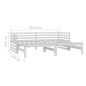 vidaXL Sofá cama extraíble madera maciza de pino blanco 2x(90x200) cm vidaXL Sofá cama extraíble madera maciza de pino blanco 2x(90x200) cm