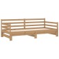 vidaXL Sofá cama extraíble madera maciza de pino miel 2x(90x200) cm vidaXL Sofá cama extraíble madera maciza de pino miel 2x(90x200) cm