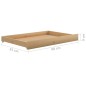vidaXL Sofá cama extraíble madera maciza de pino miel 2x(90x200) cm vidaXL Sofá cama extraíble madera maciza de pino miel 2x(90x200) cm