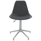 vidaXL Sillas de comedor giratorias PP gris clara vidaXL Sillas de comedor giratorias PP gris clara