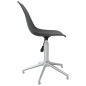 vidaXL Sillas de comedor giratorias PP gris clara vidaXL Sillas de comedor giratorias PP gris clara