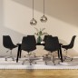 vidaXL Sillas de comedor giratorias 6 unidades tela negro vidaXL Sillas de comedor giratorias 6 unidades tela negro
