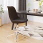 vidaXL Silla de comedor giratoria de tela marrón oscuro vidaXL Silla de comedor giratoria de tela marrón oscuro