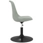 vidaXL Silla de comedor giratoria 6 uds terciopelo gris claro vidaXL Silla de comedor giratoria 6 uds terciopelo gris claro