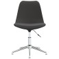 vidaXL Sillas de comedor giratorias 6 unidades tela gris oscuro vidaXL Sillas de comedor giratorias 6 unidades tela gris oscuro