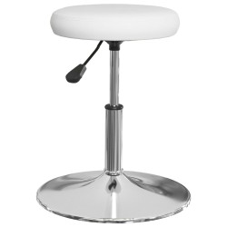 vidaXL Sillas de comedor 6 uds cuero sintético blanco