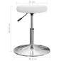 vidaXL Sillas de comedor 6 uds cuero sintético blanco vidaXL Sillas de comedor 6 uds cuero sintético blanco