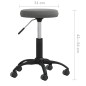 vidaXL Silla de comedor de terciopelo gris oscuro vidaXL Silla de comedor de terciopelo gris oscuro