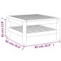 vidaXL Muebles de jardín 6 pzas cojines crema madera maciza de acacia vidaXL Muebles de jardín 6 pzas cojines crema madera maciza de acacia