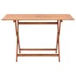vidaXL Set de comedor de jardín 5 pzas madera maciza eucalipto gris vidaXL Set de comedor de jardín 5 pzas madera maciza eucalipto gris
