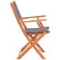 vidaXL Set de comedor de jardín 5 pzas madera maciza eucalipto gris vidaXL Set de comedor de jardín 5 pzas madera maciza eucalipto gris