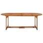 vidaXL Set de comedor de jardín 11 piezas madera maciza de acacia vidaXL Set de comedor de jardín 11 piezas madera maciza de acacia