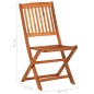 vidaXL Set de comedor de jardín 11 piezas madera maciza de acacia vidaXL Set de comedor de jardín 11 piezas madera maciza de acacia