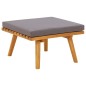 vidaXL Juego muebles de jardín y cojines 9 pzas madera maciza acacia vidaXL Juego muebles de jardín y cojines 9 pzas madera maciza acacia