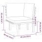 vidaXL Juego muebles de jardín y cojines 9 pzas madera maciza acacia vidaXL Juego muebles de jardín y cojines 9 pzas madera maciza acacia