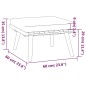 vidaXL Juego muebles de jardín y cojines 9 pzas madera maciza acacia vidaXL Juego muebles de jardín y cojines 9 pzas madera maciza acacia