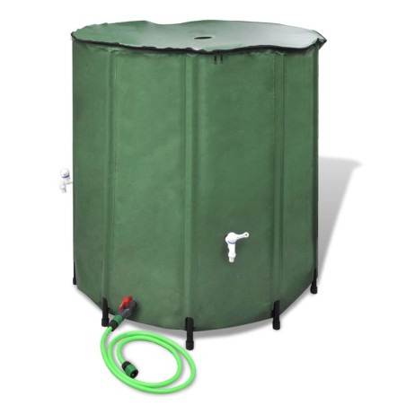 vidaXL Tanque de agua de lluvia plegable 750 L