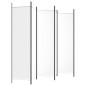 vidaXL Biombo divisor de 6 paneles de tela blanco 300x200 cm vidaXL Biombo divisor de 6 paneles de tela blanco 300x200 cm
