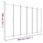 vidaXL Biombo divisor de 6 paneles de tela blanco 300x200 cm vidaXL Biombo divisor de 6 paneles de tela blanco 300x200 cm