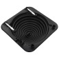 vidaXL Calentador solar de piscina 75x75x36 cm HDPE aluminio
