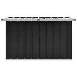 vidaXL Caja de almacenaje para jardín gris antracita 109x67x65 cm