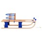 vidaXL Trineo de nieve plegable respaldo de madera 119 cm vidaXL Trineo de nieve plegable respaldo de madera 119 cm