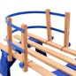 vidaXL Trineo de nieve plegable respaldo de madera 119 cm vidaXL Trineo de nieve plegable respaldo de madera 119 cm