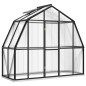vidaXL Invernadero con estructura de aluminio gris antracita 3,3 m² vidaXL Invernadero con estructura de aluminio gris antracita 3,3 m²