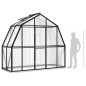 vidaXL Invernadero con estructura de aluminio gris antracita 3,3 m² vidaXL Invernadero con estructura de aluminio gris antracita 3,3 m²