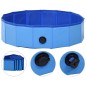 vidaXL Piscina para perros plegable PVC azul 80x20 cm vidaXL Piscina para perros plegable PVC azul 80x20 cm
