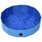 vidaXL Piscina para perros plegable PVC azul 80x20 cm vidaXL Piscina para perros plegable PVC azul 80x20 cm
