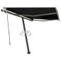 vidaXL Toldo de pie retráctil manual gris antracita 350x250 cm vidaXL Toldo de pie retráctil manual gris antracita 350x250 cm