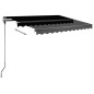 vidaXL Toldo de pie retráctil manual gris antracita 350x250 cm vidaXL Toldo de pie retráctil manual gris antracita 350x250 cm