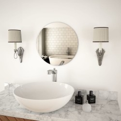 vidaXL Espejo de pared redondo vidrio 40 cm